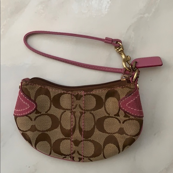 Coach Signature Wristlet - Picture 2 of 5